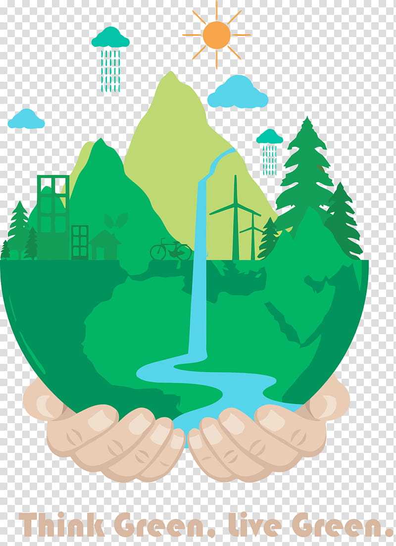 Earth Day Green Eco, Hand, Arbor Day, World, Gesture transparent background PNG clipart