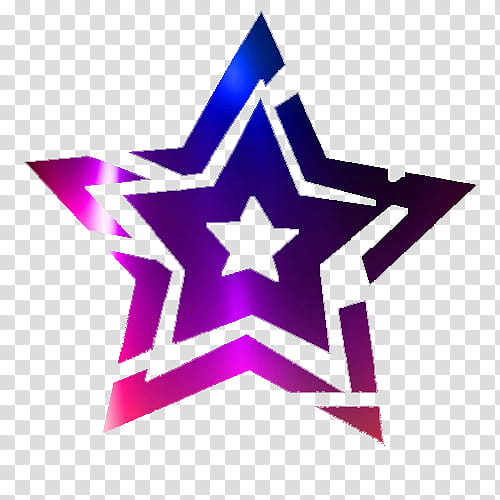 blue and pink star illustration transparent background PNG clipart