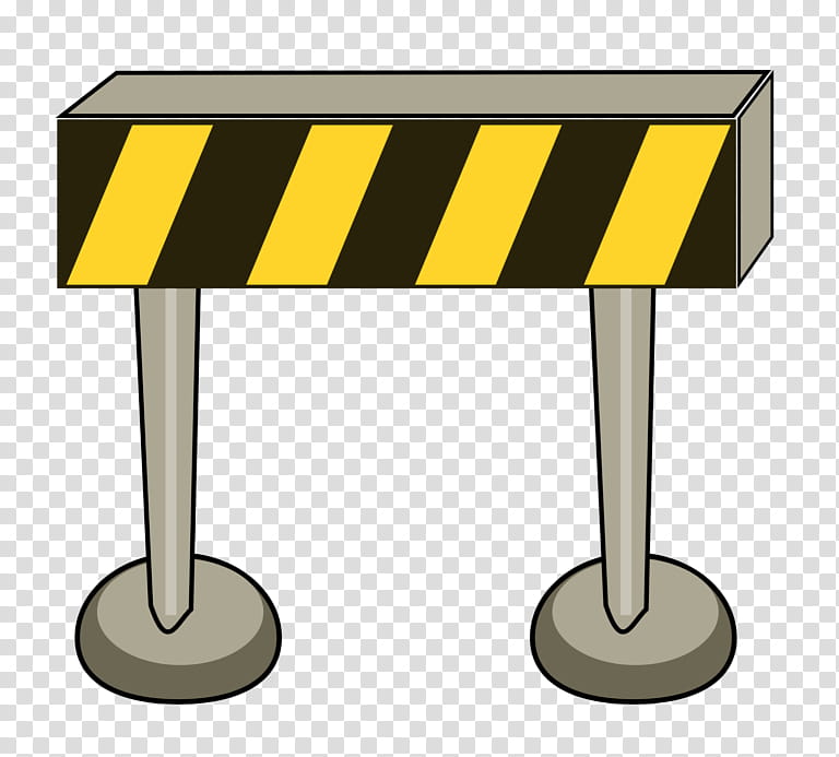 Table, Road, Traffic Barrier, Yellow, Rectangle, Line, Furniture, Sofa Tables transparent background PNG clipart