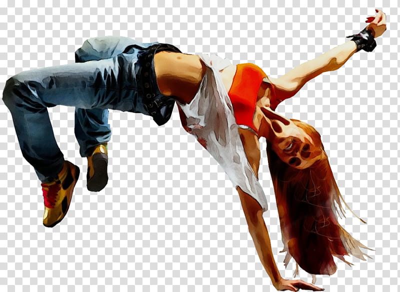 Street dance, Watercolor, Paint, Wet Ink, Hiphop Dance, Capoeira, Bboying, Performing Arts transparent background PNG clipart