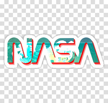 V a p o r w a v e, green Nasa logo transparent background PNG clipart