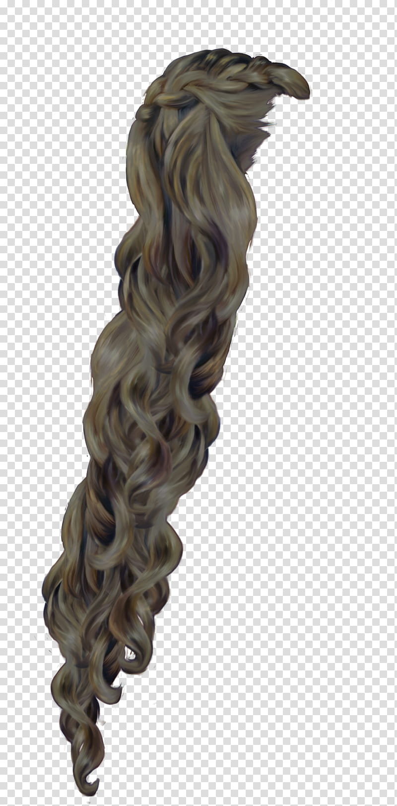 Rapunzel Charcoal, black hair extension transparent background PNG clipart