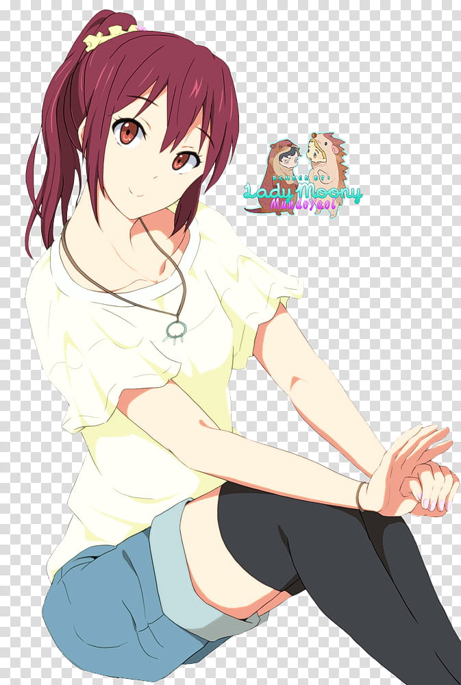 Watchers, female anime character transparent background PNG clipart