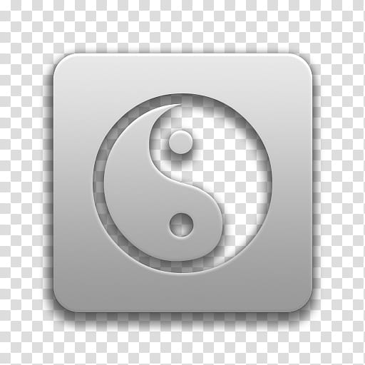 Token isation, gray Yin-Yang logo transparent background PNG clipart
