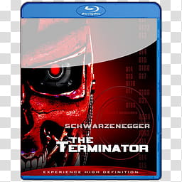 Bluray  The Terminator, The Terminator  icon transparent background PNG clipart