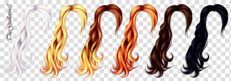 Hair natural colors, human hair illustration transparent background PNG clipart