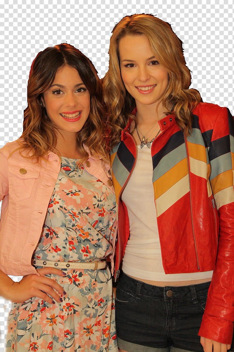 Martina Stoessel con Bridgit Mendler, Bridgit-Mendler-Martina-Stoessel transparent background PNG clipart