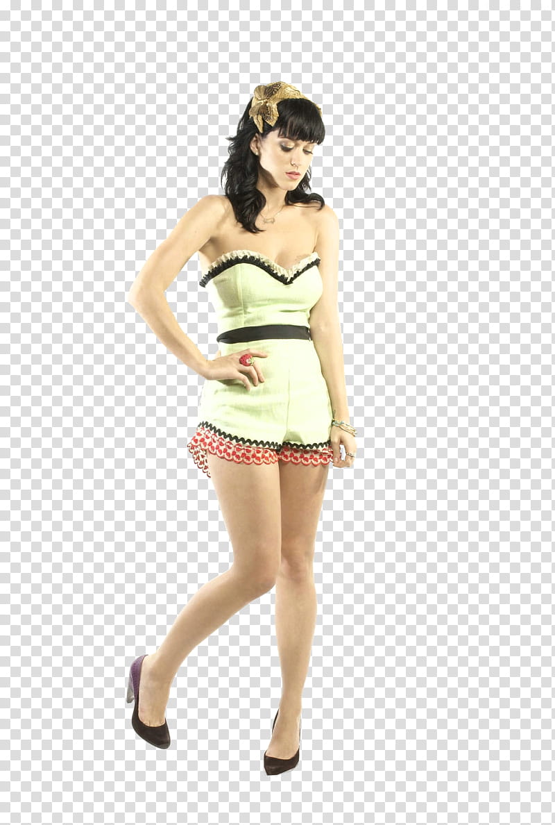 KatyPerry, women's red spaghetti strap dress transparent background PNG clipart