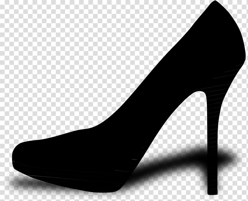 Black White M High Heels, Black White M, Shoe, Hardware Pumps, Black M, Footwear, Court Shoe, Basic Pump transparent background PNG clipart