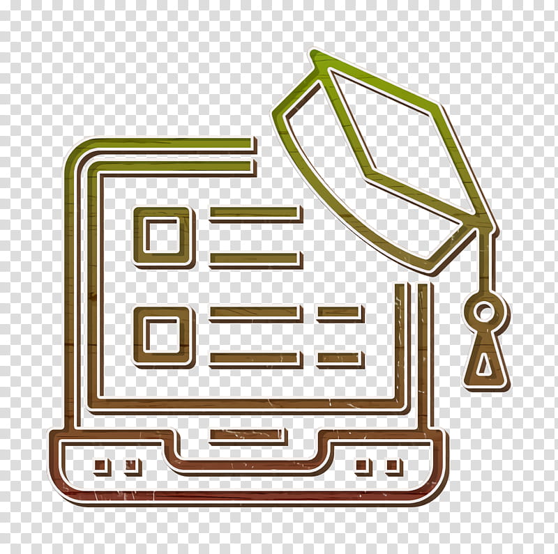 Elearning icon Book and Learning icon Mortarboard icon, Line, Logo transparent background PNG clipart