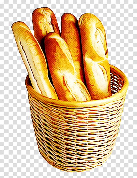 baguette food bread breadstick cuisine, Dish, Baked Goods, Hard Dough Bread, Loaf, Wicker transparent background PNG clipart