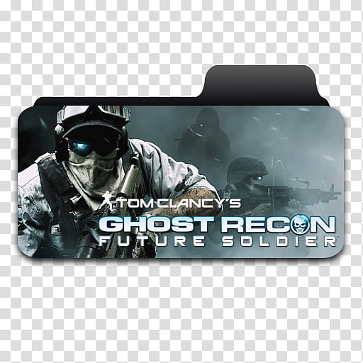 Game Folder Icon Style  , Tom Clancy's Ghost Recon, Future Soldier transparent background PNG clipart