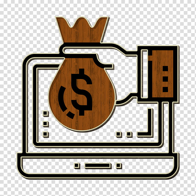 Online banking icon Saving and Investment icon, Technology transparent background PNG clipart