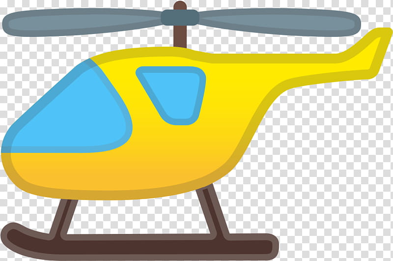 yellow line furniture helicopter vehicle, Aircraft, Rotorcraft transparent background PNG clipart