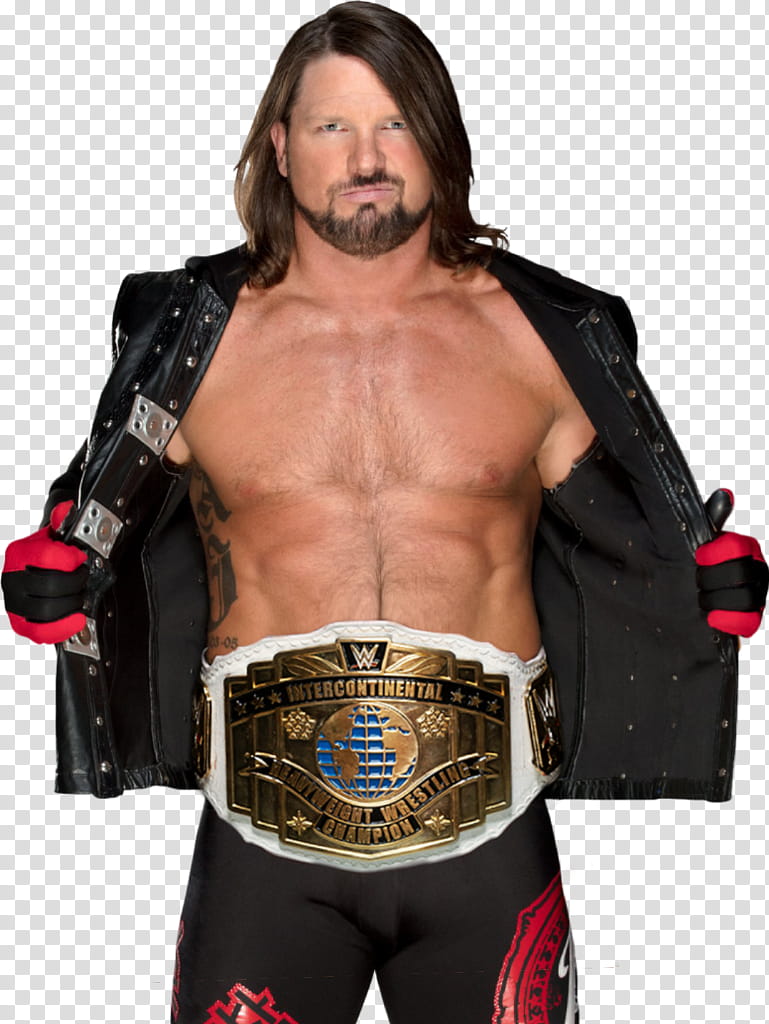 AJ STYLES INTERCONTINENTAL CHAMPION transparent background PNG clipart
