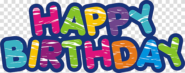 Happy Birthday Text, multicolored happy birthday text overlay transparent background PNG clipart