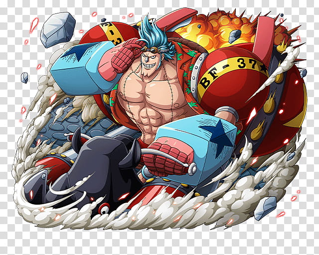 FRANKY, One Piece character transparent background PNG clipart