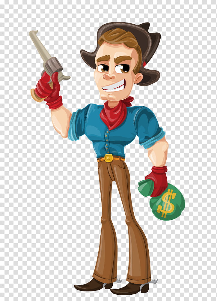 American Frontier, Cowboy, Western, Western Saloon, Cartoon, Drawing, Character, Toy transparent background PNG clipart