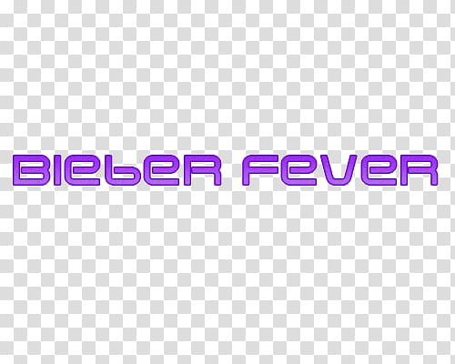 textos Bieber Fever transparent background PNG clipart