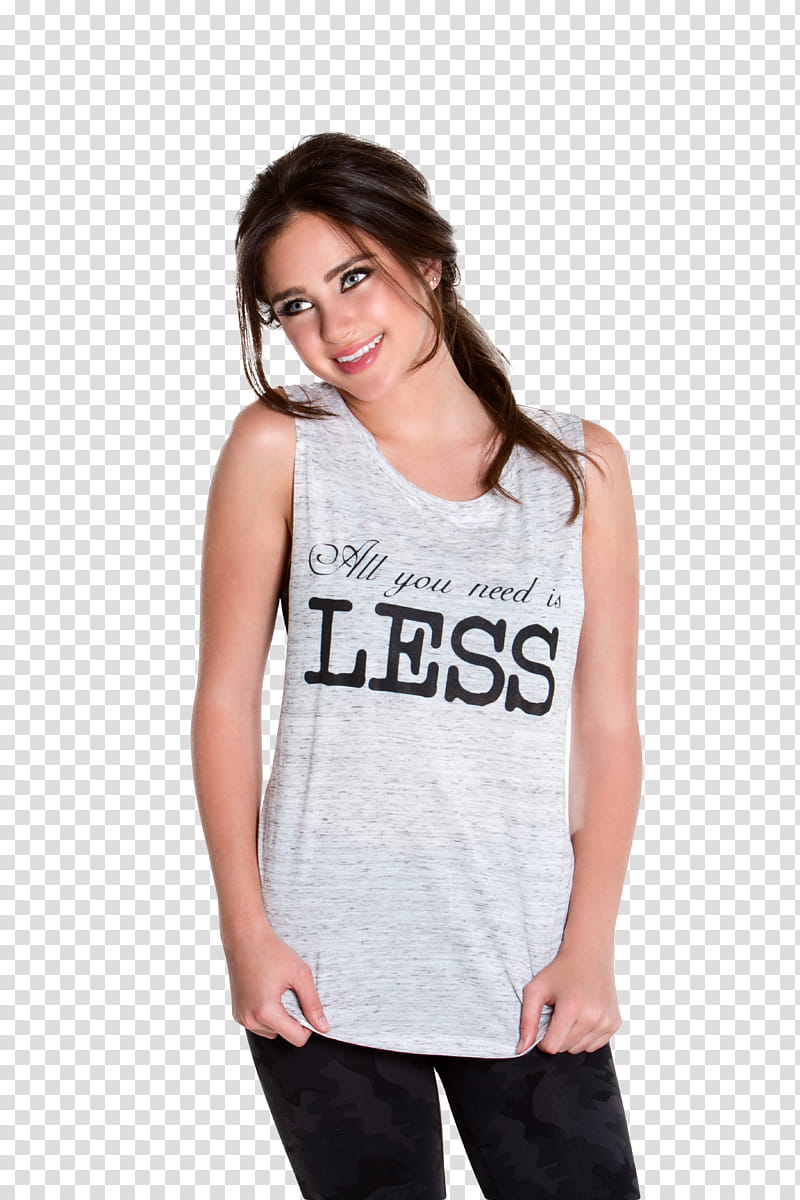 Ryan Newman , woman wearing gray sleeveless top transparent background PNG clipart