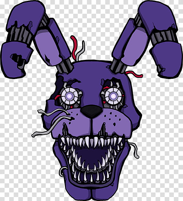 How to Draw Nightmare Bonnie  Five Nights at Freddy's 