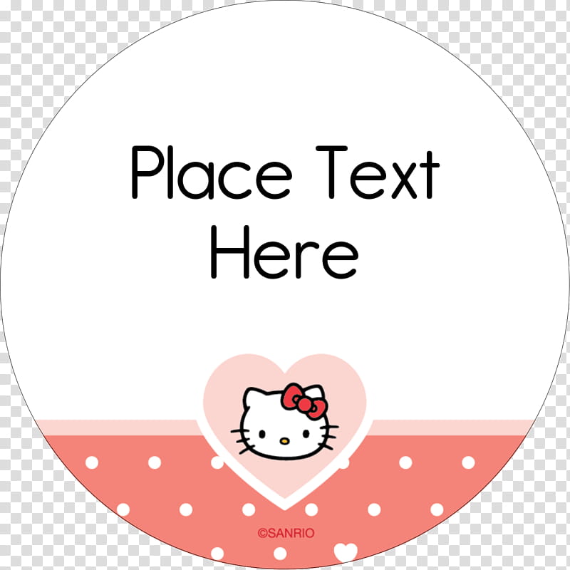 Hello Kitty Name Tag, Sticker, Label, Printing, Avery Dennison, Bottle, Shower Curtains, Party transparent background PNG clipart