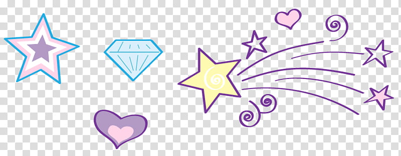 Doodles and Script Img, star and diamond illustration transparent background PNG clipart