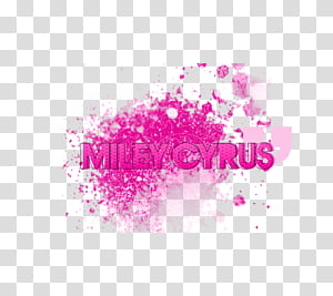 Miley Cyrus Texto transparent background PNG clipart thumbnail