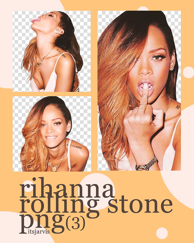 Rihanna Rolling Stone transparent background PNG clipart