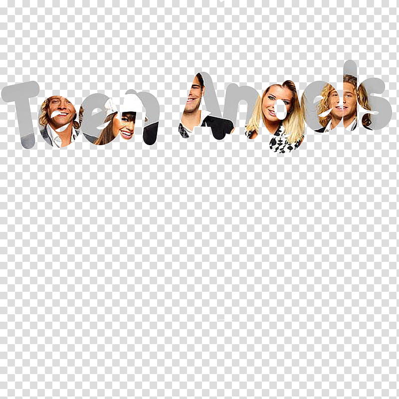 Texto Teen Angels transparent background PNG clipart