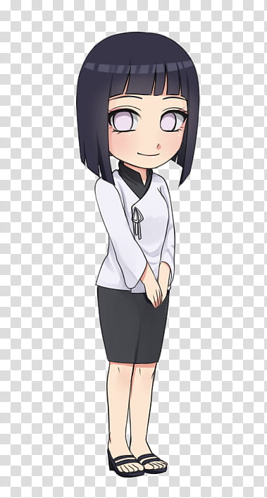 Chibi Hinata transparent background PNG clipart