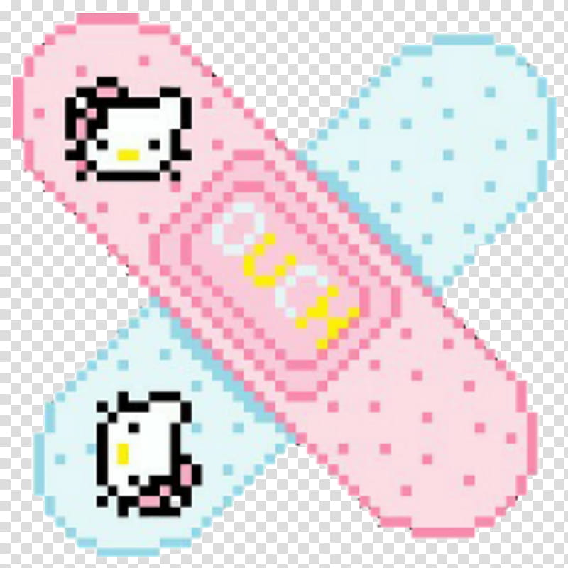 Hello Kitty, Pixel Art, Kawaii, Pastel, Drawing, Cuteness, Line, Pink transparent background PNG clipart