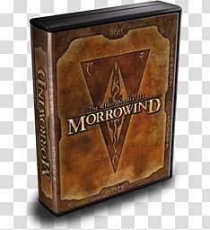 case GameIcon , ElderScrolls_Morrowind, The Elder Scrolls Morrowind III case transparent background PNG clipart