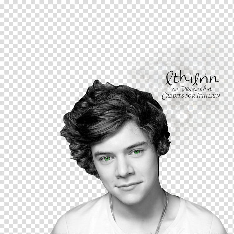 Our Moment shoot One Direction, grayscale of Harry Styles transparent background PNG clipart