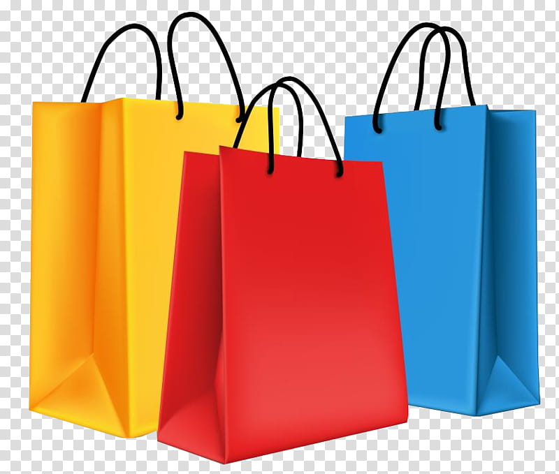 shopping bags transparent background