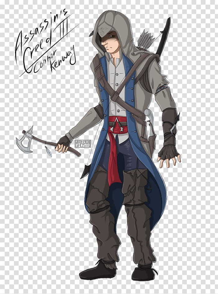 Connor Kenway, Assassins Creed illustration transparent background PNG clipart