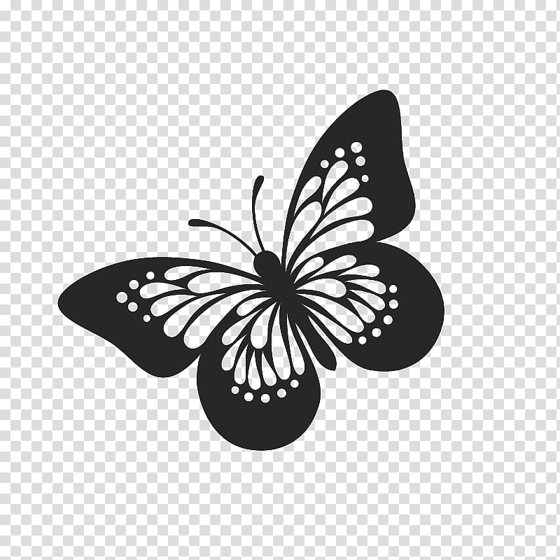 Monarch Butterfly Drawing, Brushfooted Butterflies, Silhouette, Line Art, Moths And Butterflies, Insect, Pollinator, Blackandwhite transparent background PNG clipart