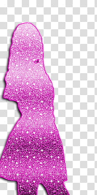 Violetta, pink woman shaped art transparent background PNG clipart