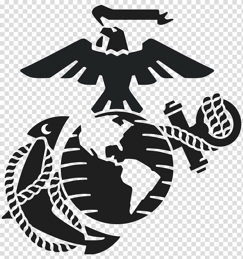 Eagle Logo, Eagle Globe And Anchor, Decal, United States Marine Corps, Marine Corps Base Camp Lejeune, Sticker, Tshirt, Marines transparent background PNG clipart