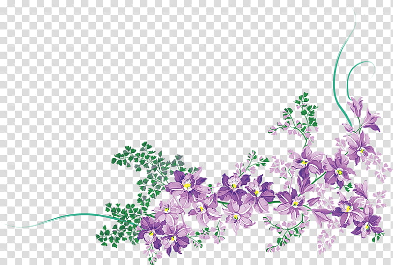 Floral design, Flower, Purple, Violet, Frames, Rose, Lilac, Lavender transparent background PNG clipart