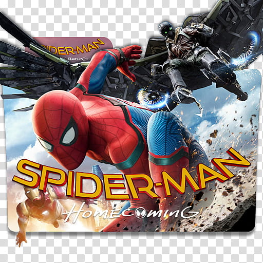 Spider Man Homecoming  Folder Icon v, SpiderManHomecoming_v transparent background PNG clipart