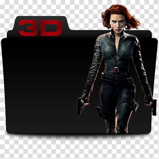 Movie Genres Folders, Scarlett Johansson transparent background PNG clipart