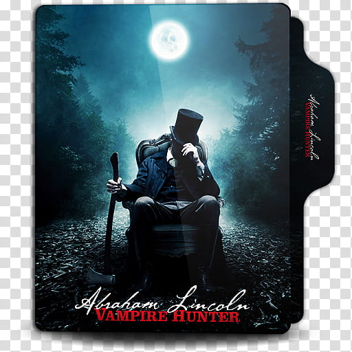 Abraham Lincoln Vampire Hunter  folder icon, Templates  transparent background PNG clipart
