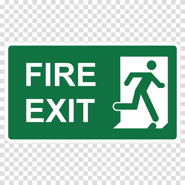 Emergency fire exit door signs Royalty Free Vector Image
