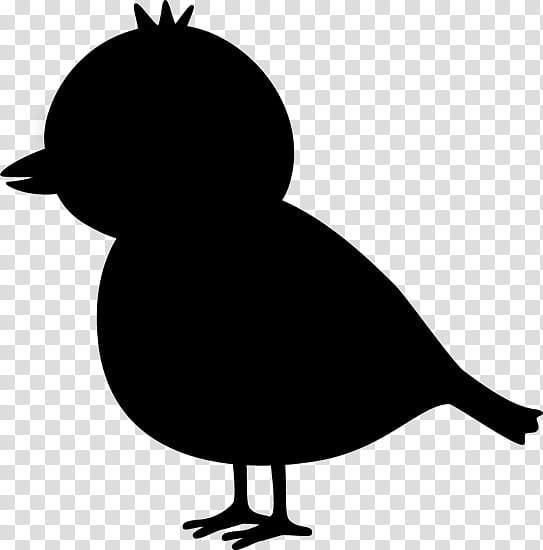 Duck, Silhouette, Beak, Chicken As Food, Bird, Water Bird, Ducks Geese And Swans, Blackandwhite transparent background PNG clipart