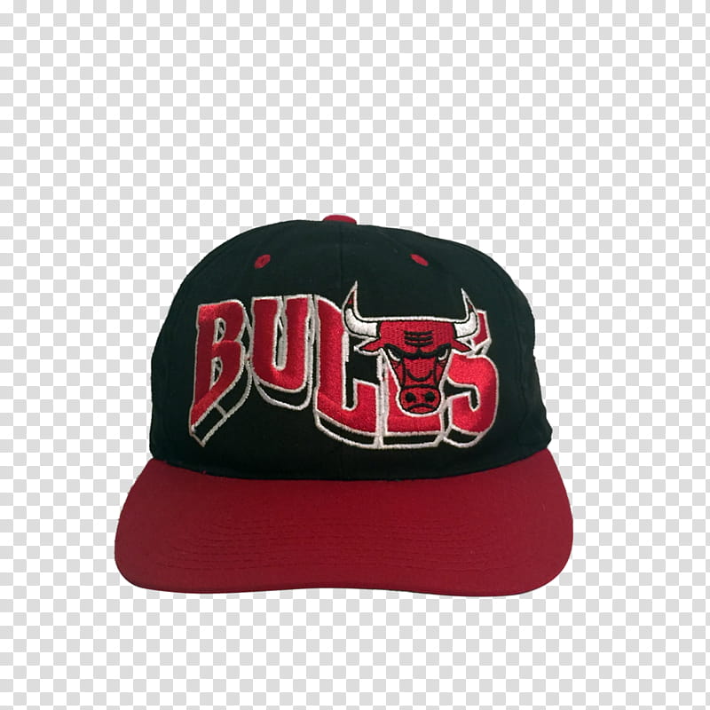 Hat, Baseball Cap, Chicago Bulls, Nba, Mitchell Ness Nostalgia Co, New Era 39thirty, Clothing, Red transparent background PNG clipart