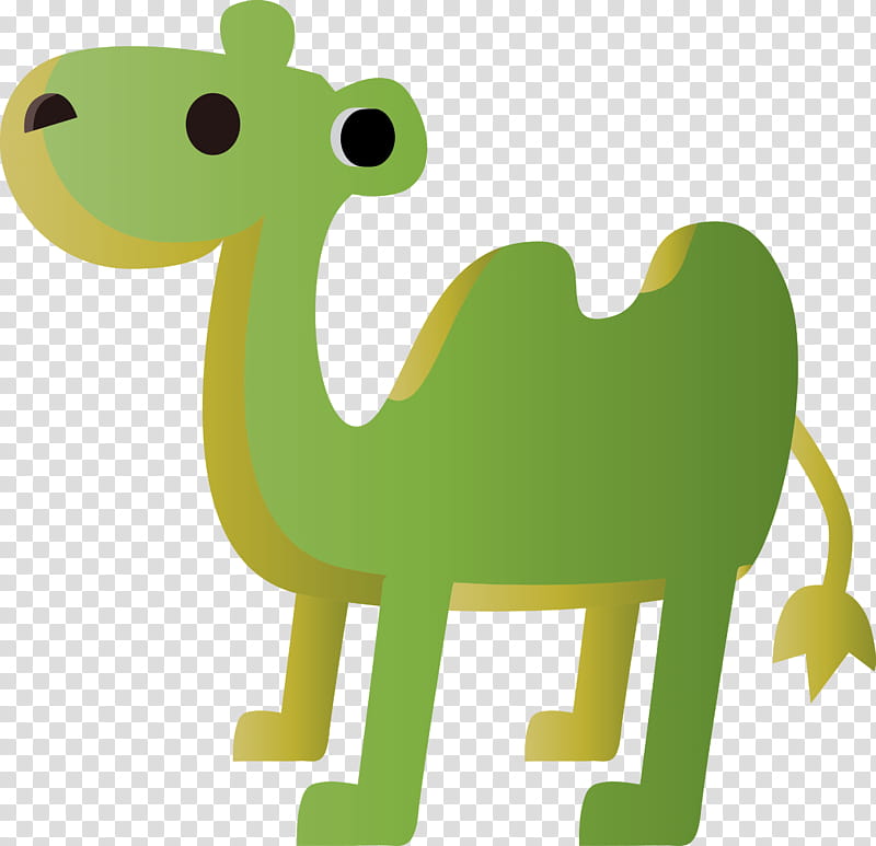 green camel camelid cartoon animal figure, Abstract Camel, Watercolor Camel, Sticker transparent background PNG clipart