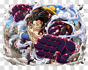 One Piece Luffy Gear 4 Png - Free Transparent PNG Clipart Images Download