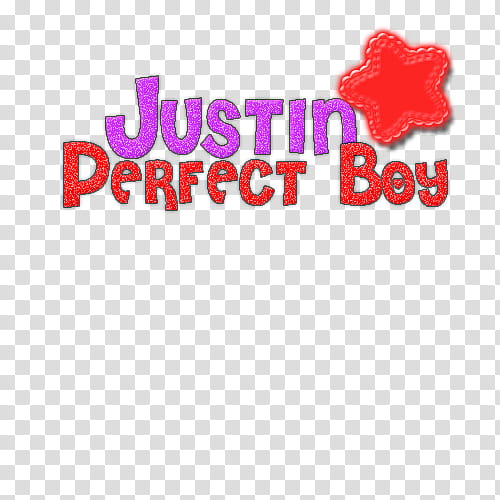 y Textos de Justin B, Justin perfect boy text transparent background PNG clipart