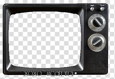 black TV transparent background PNG clipart